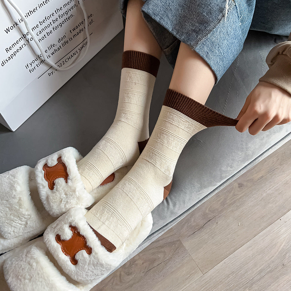 Calcetines de LANA MR WINTER cálidos para otoño e invierno.